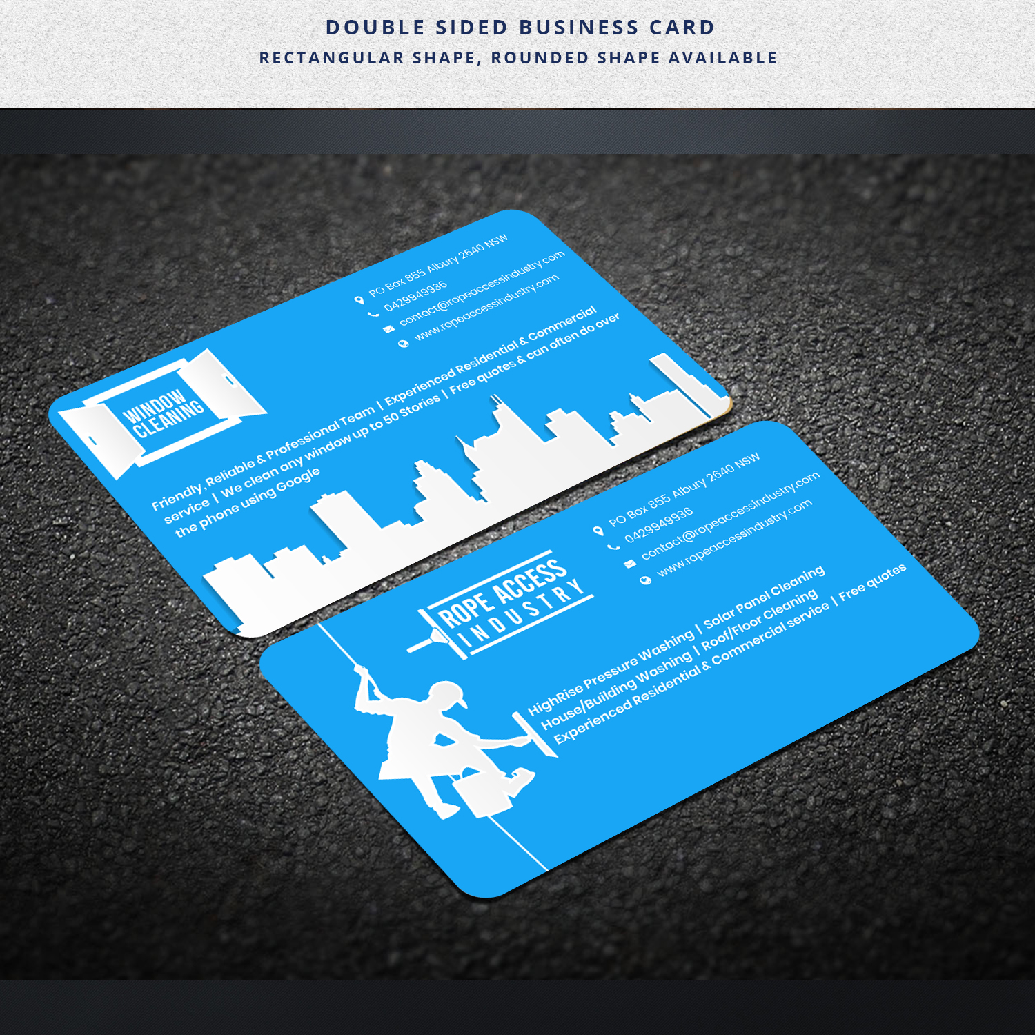 Business Card Design by Expert Designer for Rope Access Industry | Design #20334068