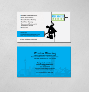 Rope Access Industry  | Business Card Design by chandrayaan.creative