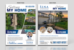 Selling my Home Flyer | Brochure Design by SAI DESIGNS