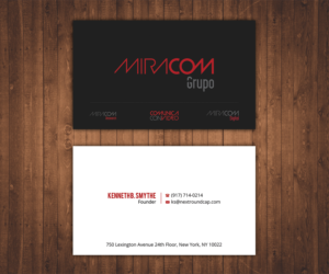 Communication and Marketing agency needs a new presentation card | Business Card Design by Stylez Designz