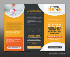 Create a Flyer for switching service Energy Hero based on content & style provided | Flyer Design by SAI DESIGNS