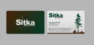 Business Card Design by INDIAN_Ashok for Wine Club - Sitka Exploration Ltd. | Design #20351396