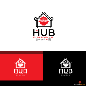 The Hub, Asian Food Hall, ?? ??, ? | Logo-Design von Graphic Bricks