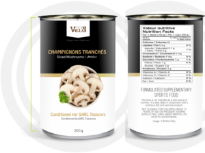 Looking for a design of labels for canned mushrooms for the brand Dos Villas.  | Etikett-Design von fumbh.designs