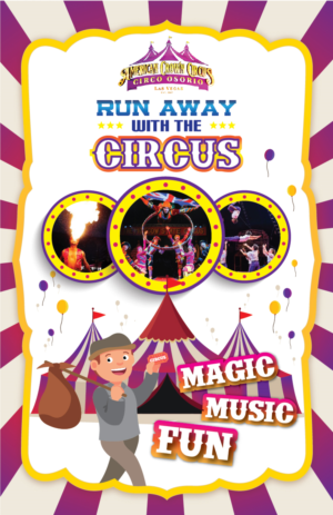 Poster for American Crown Circus 2019 Season | Graphic Design by eleven