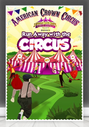 Poster for American Crown Circus 2019 Season | Grafik-Design von SAI DESIGNS