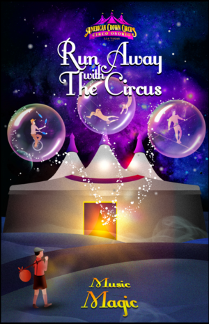 Poster for American Crown Circus 2019 Season | Graphic Design by Ngoeg