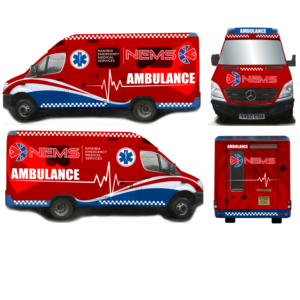 Namibia Emergency Services Ambulance | Car Wrap-Design von elveneclipse