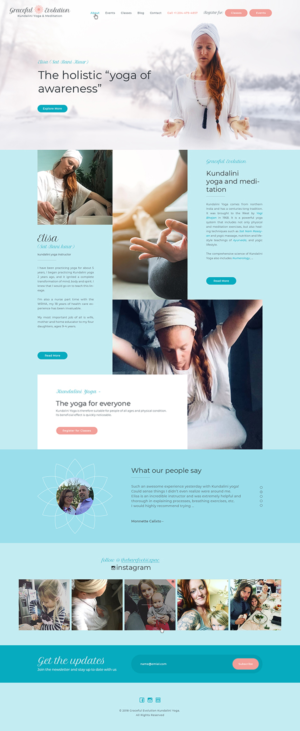 Graceful Evolution yoga, meditation & wellness | Web Design by Ved Web Services