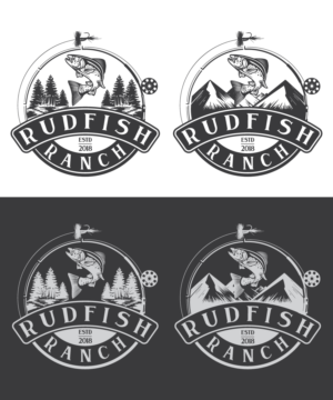 RUDFISH RANCH | Logo Design by ART DEPOT