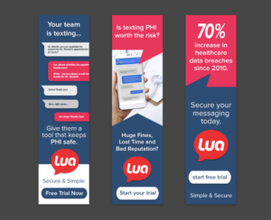 Healthcare Texting App - Web Ads  | Banner Ad Design by folker