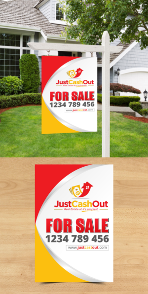 Front Yard Sign for Real Estate Company | Schilder-Design von ecorokerz