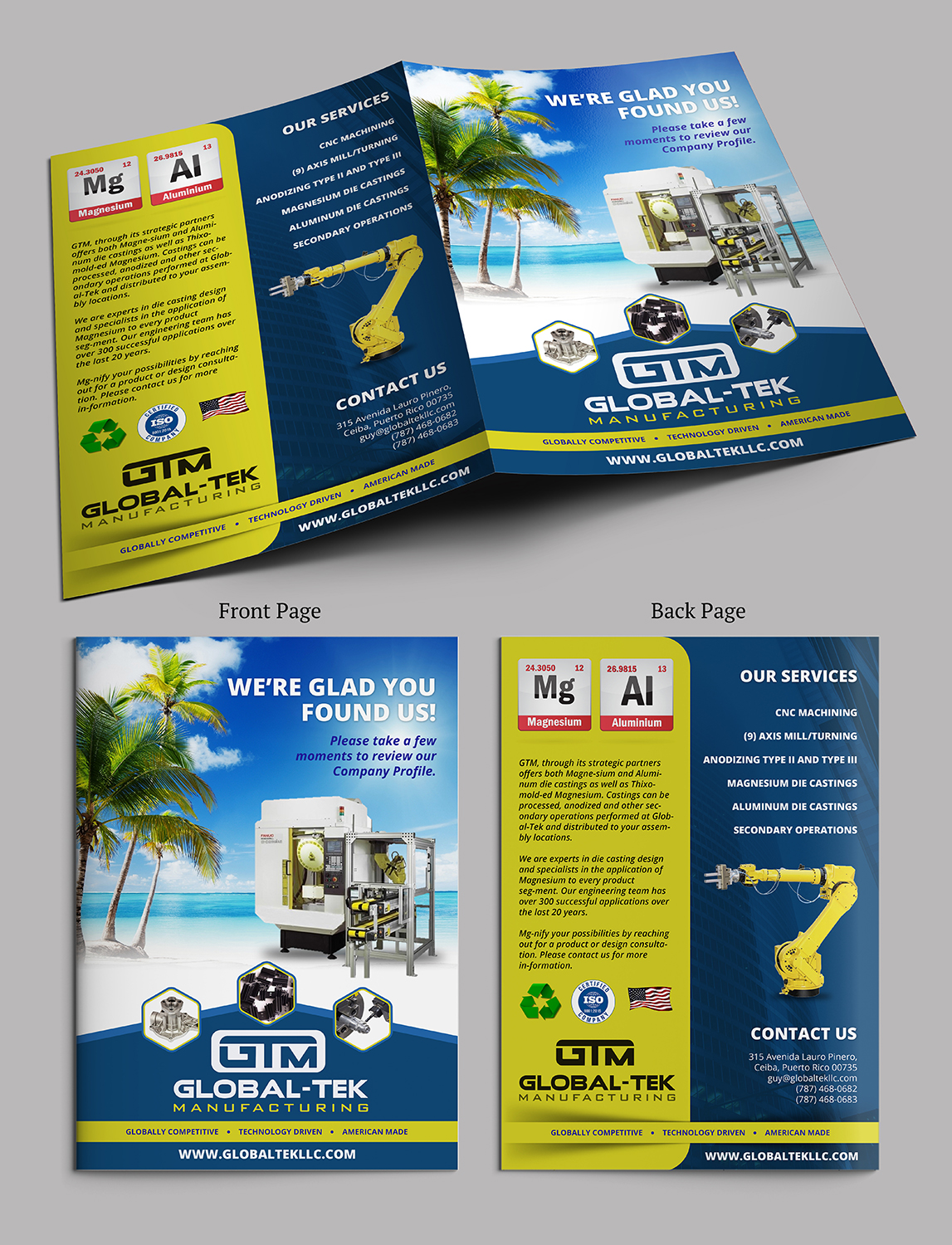 Flyer Design by SAI DESIGNS for Global-Tek Manufacturing LLC | Design #20445433