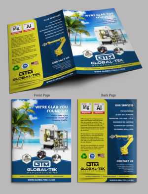 Global-Tek Manufacturing Finishing Capabilities  | Flyer Design by SAI DESIGNS