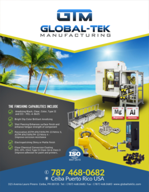 Flyer Design by herumason for Global-Tek Manufacturing LLC | Design #20465196