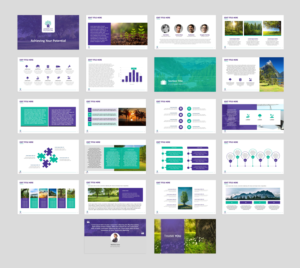 Powerpoint template for Achieving your Potential | PowerPoint-Design von AbyJohns