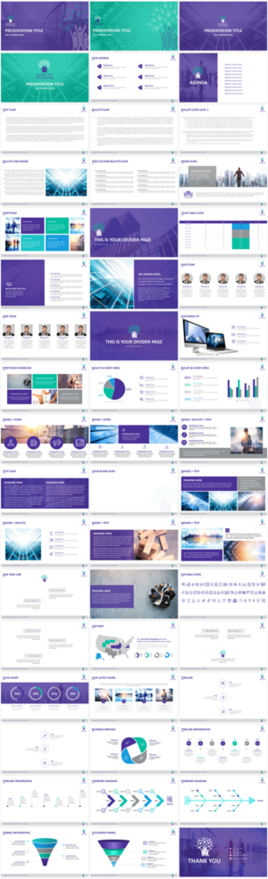 Powerpoint template for Achieving your Potential | PowerPoint-Design von Imazing