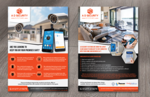 A D Security Flyer - Security Based Company | Flyer Design by alex989