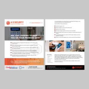 A D Security Flyer - Security Based Company | Flyer Design by adiazudin