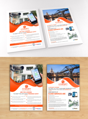 A D Security Flyer - Security Based Company | Flyer Design by ecorokerz