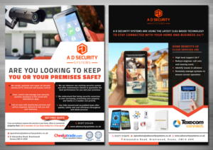 A D Security Flyer - Security Based Company | Flyer Design by TSU Creations