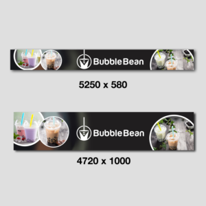 Shop front signage design for Bubble Tea Shop | Signage Design by aspiremedia