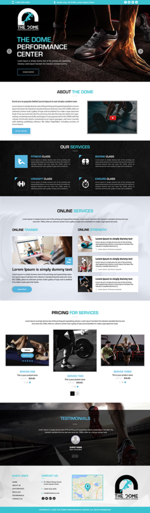 Fitness & sports performance company needs a landing page design | Landing Page-Design von SAI DESIGNS