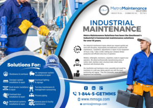 Industrial & commercial facility maintenance flyer | Flyer Design by angelcolmenares3