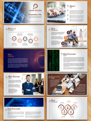 PowerPoint Template - Multiple Slide Backgrounds | PowerPoint-Design von Sarmishtha Chattopadhyay_loginchange