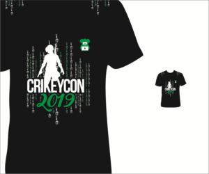 CrikeyCon VI - Brisbane's Hacker Convention | T-shirt Design by harryshout