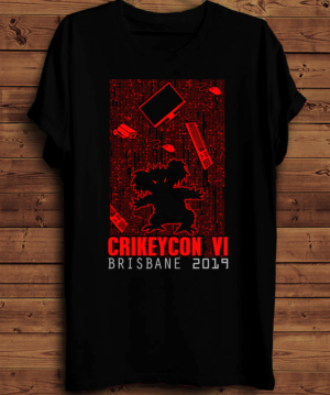 CrikeyCon VI - Brisbane's Hacker Convention | T-shirt Design by creative gravity