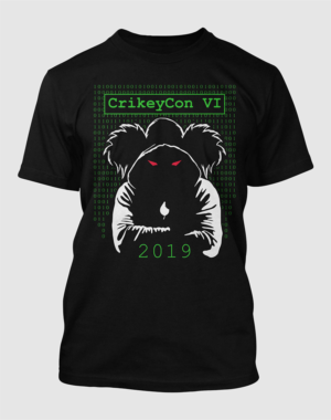 CrikeyCon VI - Brisbane's Hacker Convention | T-shirt Design by 777SKY