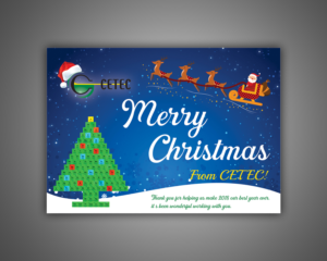 Email graphic for CETEC Christmas Message | Graphic Design by ecorokerz