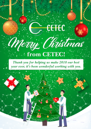 Email graphic for CETEC Christmas Message | Graphic Design by Rickyy