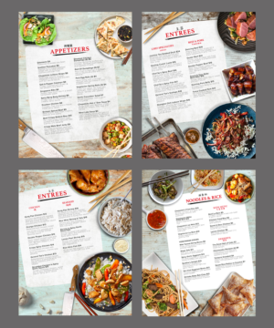 Menu Design by vondon for this project | Design #20533334