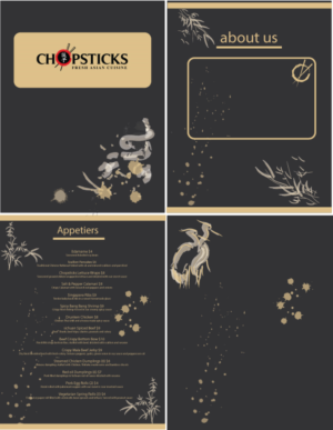 Menu Design by Jelena 4 for this project | Design #20532497