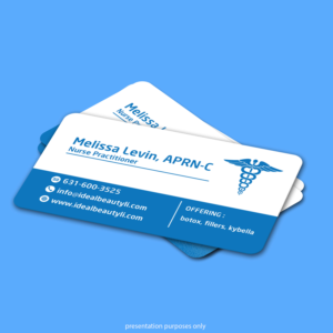 Medical Aesthetics business cards | Business Card Design by JanuXart