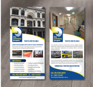 Painting services company needs a DL brochure about their services | Flyer Design by alex989