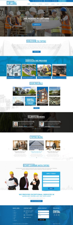 TIPTEC (PTY)LTD Website design  | Web Design by Reimagine