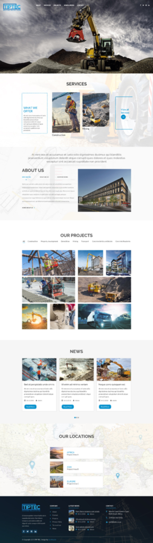 TIPTEC (PTY)LTD Website design  | Web Design by Da Miracle