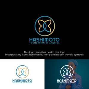 It could potentially say Hashimoto Foundation of America, HFA, or HFA AND Hashimoto Foundation of America. | Logo Design by zatsukiki