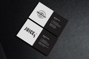 Business card representing 2 natural foods companies! | Business Card Design by OxonoArt