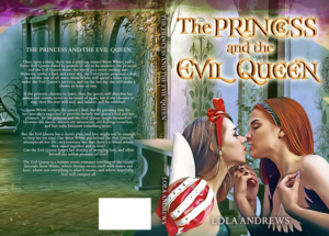 Create a book cover for lesbian erotic romance retelling of Snow White 