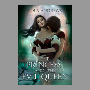 Create a book cover for lesbian erotic romance retelling of Snow White 