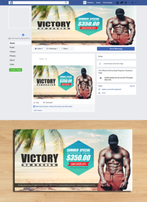 Summer Special for Victory Gym | Graphic Design by ecorokerz