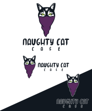 Naughty Cat Cafe | Logo Design by StudioD™