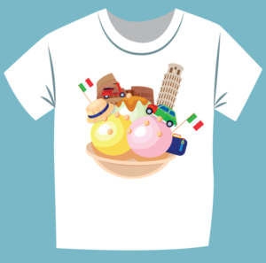 You Had Me At Gelato T-Shirt | T-shirt Design by Alaya