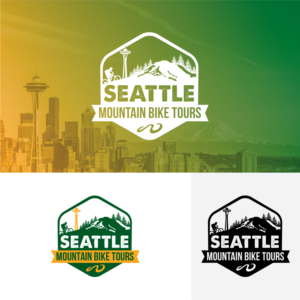 Seattle Mountain Bike Tours | Logo Design by Maxo-Biz