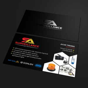 12 volt automotive accessories and vehicle upfitting needs a eccentric,  business card design   | Visitenkarten-Design von Sandaruwan