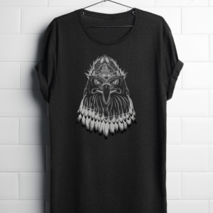 A Celtic Story Line about an Irish Witch and her Pigeon | T-Shirt-Design von JanuXart